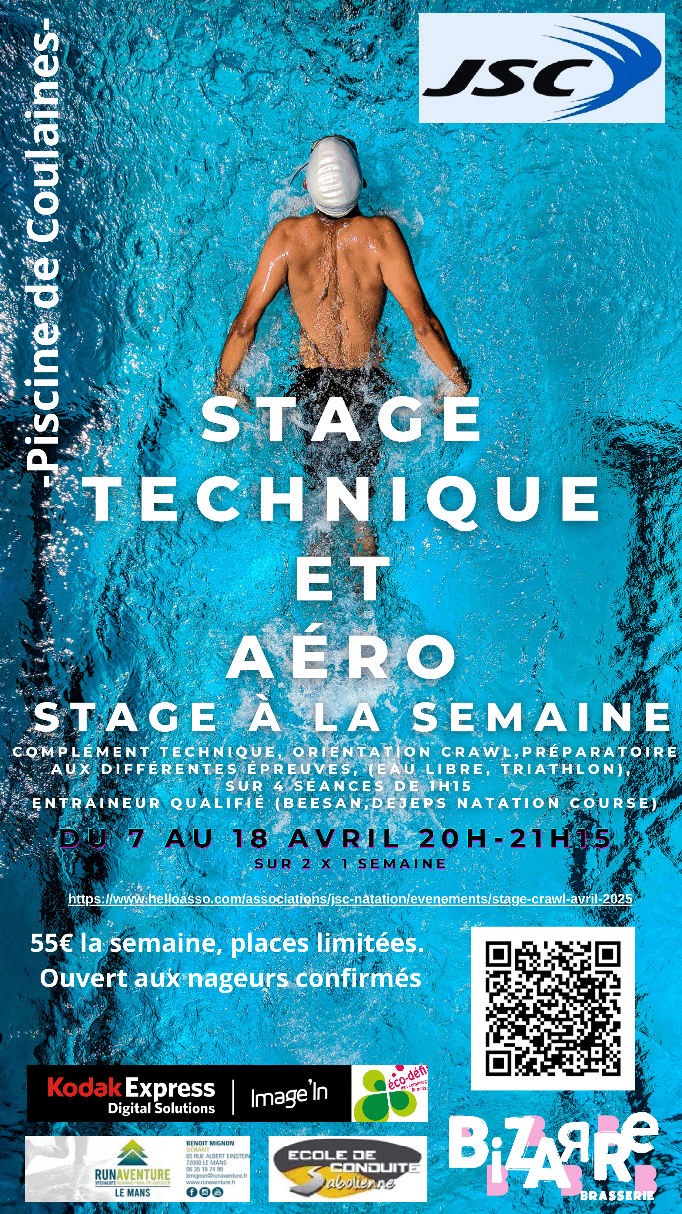Affiche stage technique crawl avril 2025