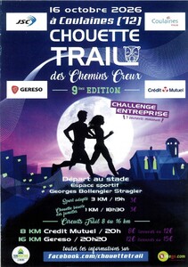 AFFICHE CHOUETTE TRAIL 2026