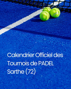 Calendrier padel