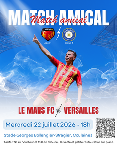 Match Le Mans FC contre Versailles