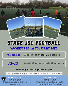 Stage Foot Toussaint 26
