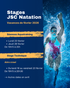 Stage Natation Fév 26